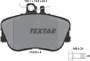 Textar Brake Pad Set - 2143905