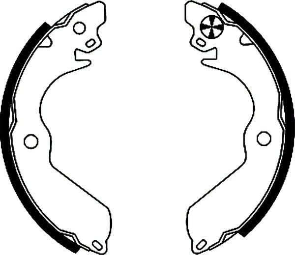Mintex Brake Shoes fits -Mitsubishi Proton MFR375 (also fits other vehicles)