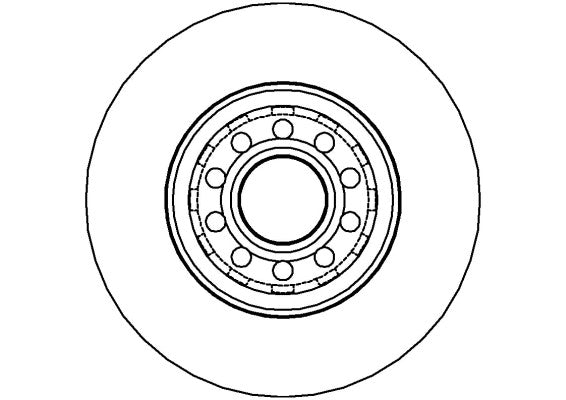 Disctech Brake Disc - Fits Audi - ABD2102 - Front Axle