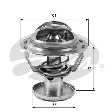 Gates Thermostat, coolant - TH32387G1