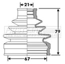 First Line Cv Joint Boot Kit Part No -FCB6291