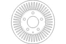 Disctech Brake Disc - Fits Ford asia & oceania, Mazda - ABD2979 - Front Axle