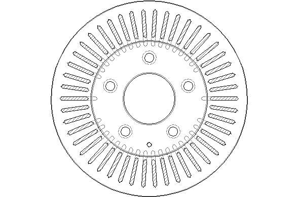 Disctech Brake Disc - Fits Ford asia & oceania, Mazda - ABD2979 - Front Axle