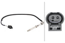 HELLA 6PT 010 376-131 Sensor, exhaust gas temperature - 2-pin connector