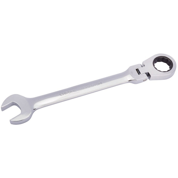 Draper HI-TORQ Metric Flexible Head Ratchet Combination Spanner, 22mm