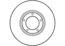 Disctech Brake Disc - Fits Aston martin, Daimler - ABD2688 - Front Axle