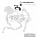 Borg & Beck Turbo Hose Part No -BTH1272