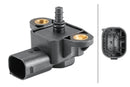 HELLA 6PP 358 152-281 Sensor, boost pressure - 3-pin connector - Bolted
