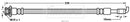 Borg & Beck Brake Hose Part No -BBH7832
