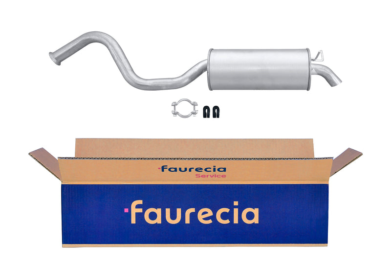 FAURECIA 8LD 366 036-641 Rear Muffler - Easy2Fit® Kit - fits VW GOLF VI (5K1)