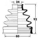 Borg & Beck Cv Joint Boot Kit Part No -BCB2837