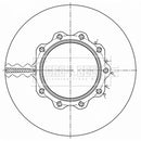 Borg & Beck Brake Disc  - BBD32637
