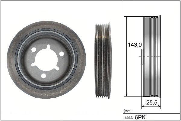 INA Belt Pulley Crankshaft Part No - 544014510