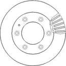 National Front Brake Disc - NBD1312