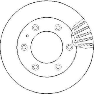 National Front Brake Disc - NBD1312