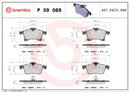 Brembo Brake Pad Set - P59089