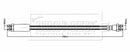 Borg & Beck Brake Hose Part No -BBH8841