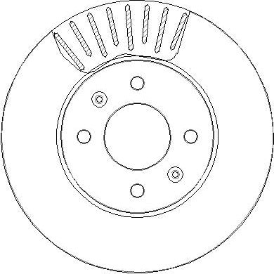 Disctech Brake Disc - Fits Bmw, Kia - ABD3819 - Front Axle