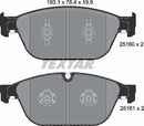 Textar Brake Pad Set - 2516002