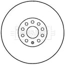 Borg & Beck Brake Disc Single Part No -BBD5963S