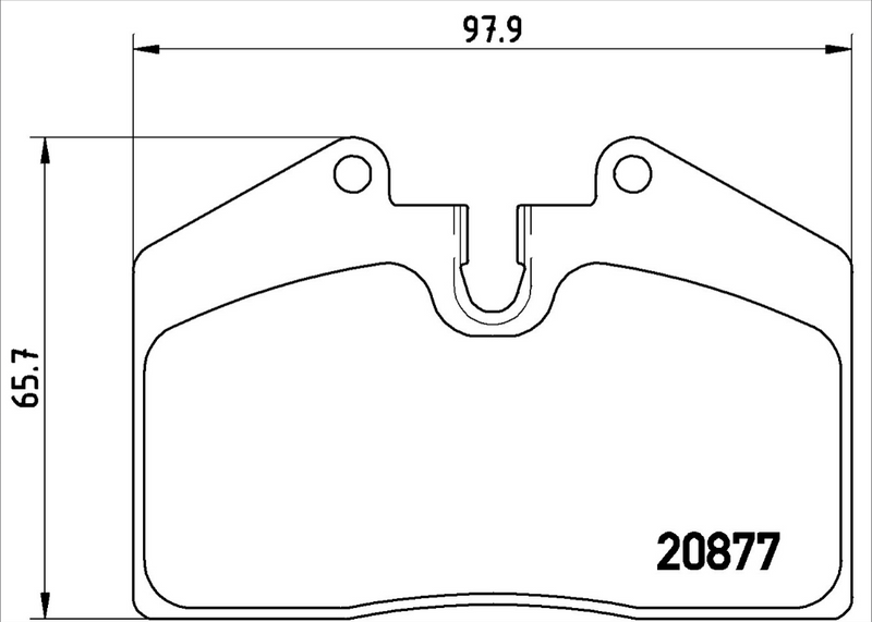 Brembo Brake Pad Set - P85094