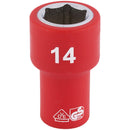 Draper Expert 14mm VDE 1/4" Insul. Socket - 31492
