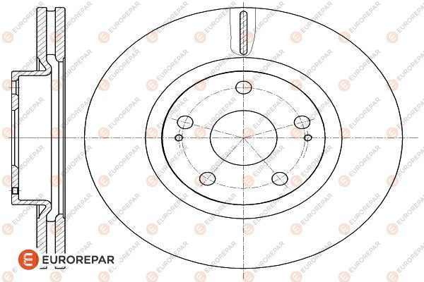 Eurorepar Brake Disc - 1618887580