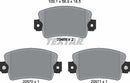 Textar Brake Pad Set - 2048802