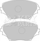 Key Parts Brake Pad Set -KBP1803