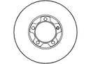 Disctech Brake Disc - Fits Seat, Vw - ABD2965 - Front Axle
