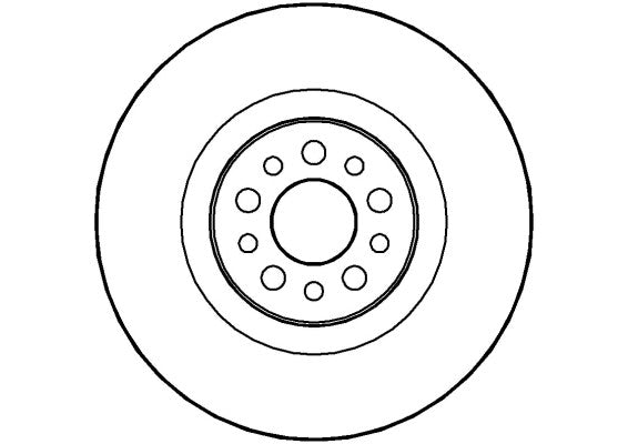 Disctech Brake Disc - Fits Bmw, Citroën - ABD2873 - Front Axle