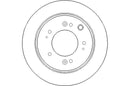 Disctech Brake Disc - Fits Citroën, Kia - ABD3149 - Rear Axle