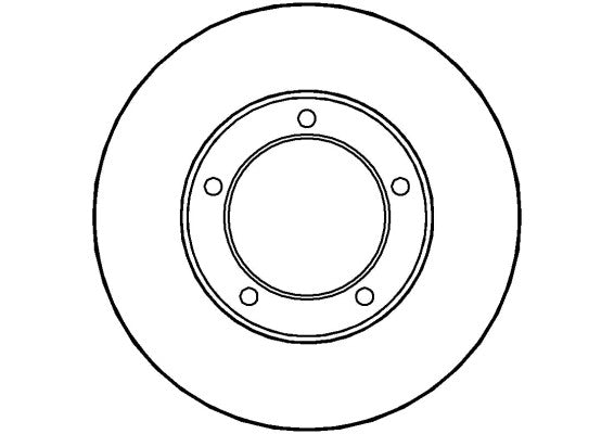 Disctech Brake Disc - Fits Toyota - ABD2699 - Front Axle