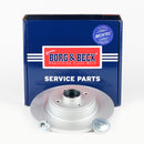 Borg & Beck Brake Disc Single Part No -BBD5721S