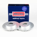 Borg & Beck Brake Disc Pair Part No -BBD5542