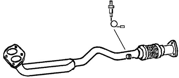 Klarius 301393 - Front Pipe For Cat  - Fits Alfa Romeo 145 1.6i
