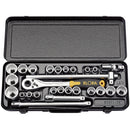 Elora 1/2"SQ Drive Socket Set AF-mm - 50650