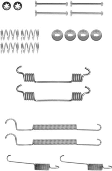 Textar Brake Shoe Fitting Kit - 97033200
