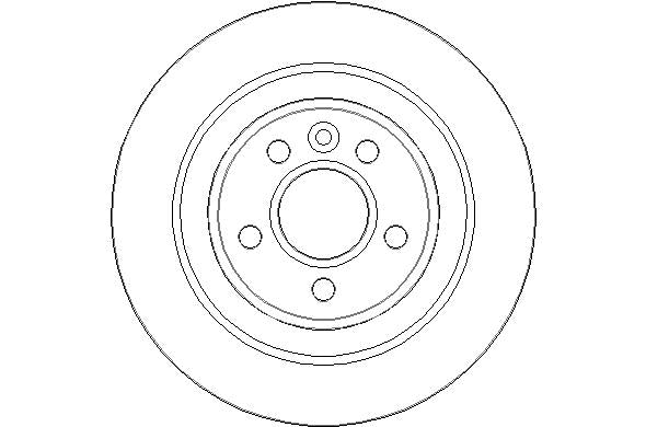 Disctech Brake Disc - Fits Volvo - ABD3099 - Rear Axle