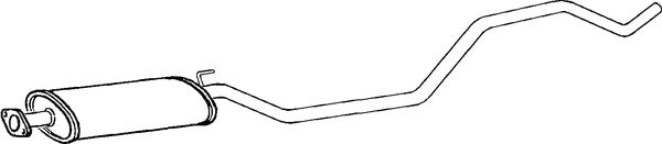 Klarius GM707L - Box With Centre Pipe