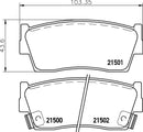 Mintex Brake Pad Set fits -Suzuki MDB1464 (also fits other vehicles)