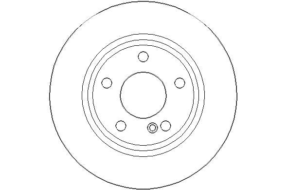 Disctech Brake Disc - Fits Land rover, Mercedes-benz - ABD3214 - Rear Axle