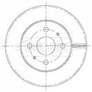 Borg & Beck Brake Disc Pair Part No -BBD5435