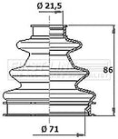 First Line Cv Joint Boot Kit Part No -FCB6346