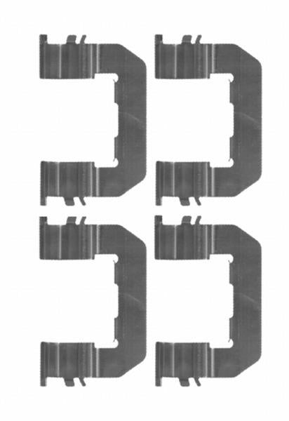 Textar Brake Pad Fitting Kit - 82502800