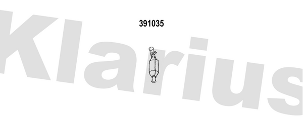 Klarius 391035 - Diesel Particulate Filter  - Fits Mercedes ClS