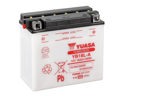 YB18L-A (CP) 12V Yuasa Yumicron Motorcycle Battery