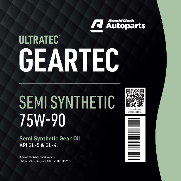 Ultratec Geartec Semi Synthetic 75W90 - 5 Litre Engine Oil