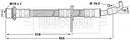 Borg & Beck Brake Hose Part No -BBH7239