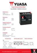 Yuasa YBX1048 CaCa Batteries - 1048